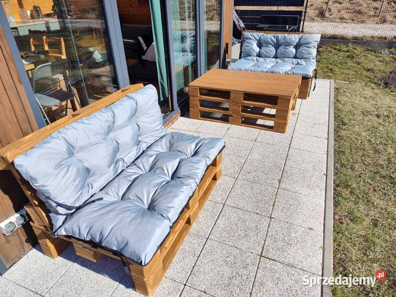 Meble z pale fotel sofa stolik Kolory Euro