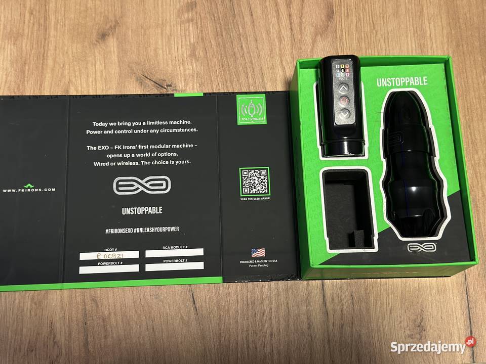 Maszynka do tatuażu Fk Irons Spektra exo stealth Pozostałe opolskie Paczków
