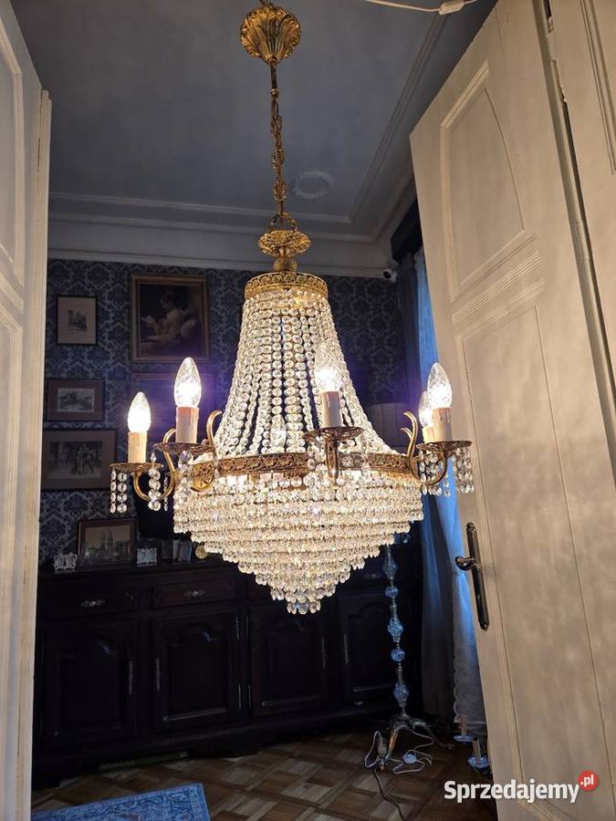 Pałacowy Kryształowy Żyrandol Kalisz sprzedam