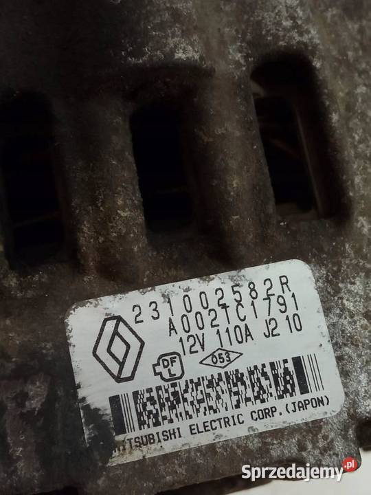 ALTERNATOR 231002582R 16 SCE Dacia Logan I Układ elektryczny silnika