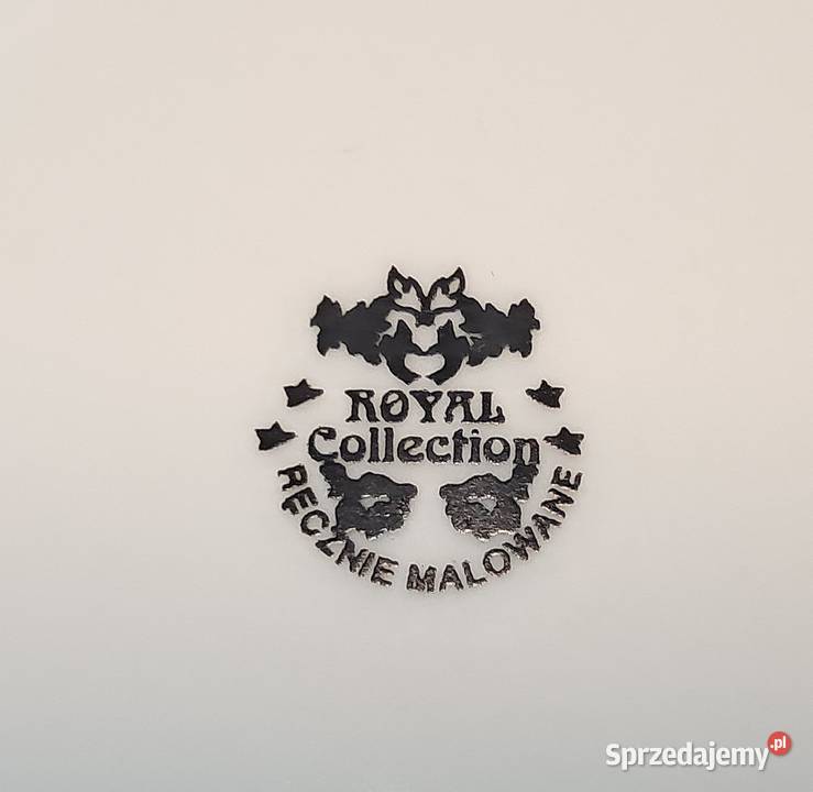 Filiżanka 2 talerzyki trio Royal Collection Strzelce Krajeńskie sprzedam