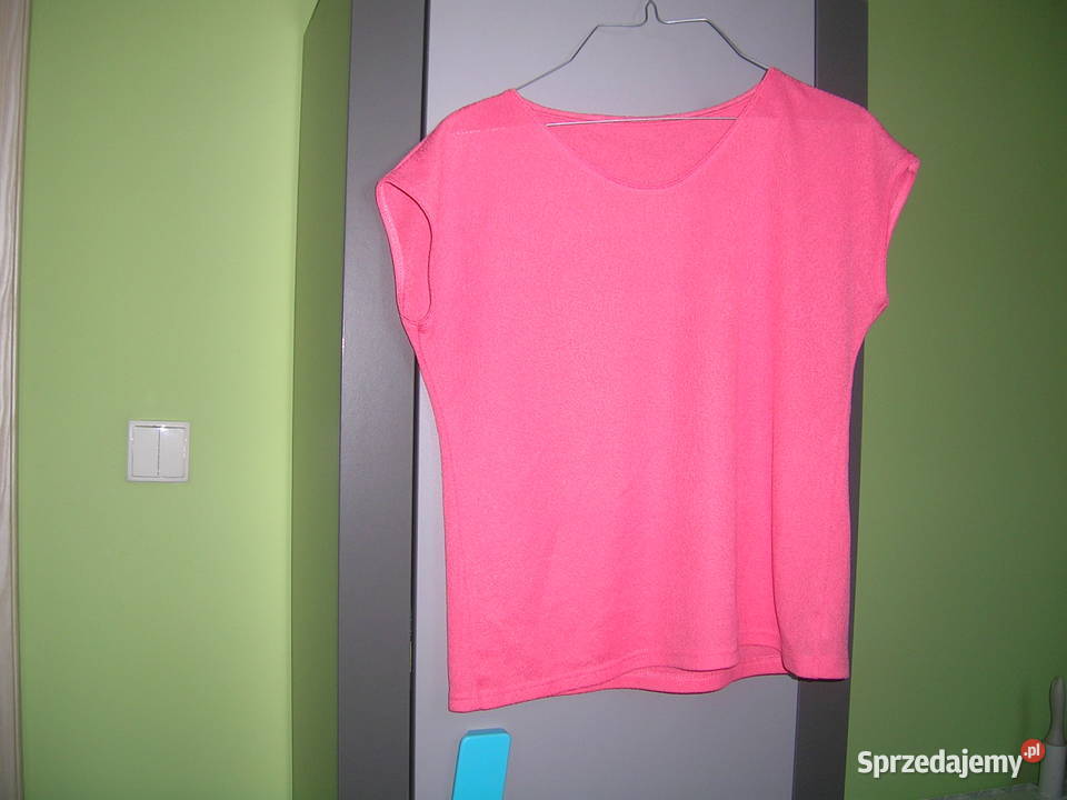 Bluzka jasnoczerwona Czarna