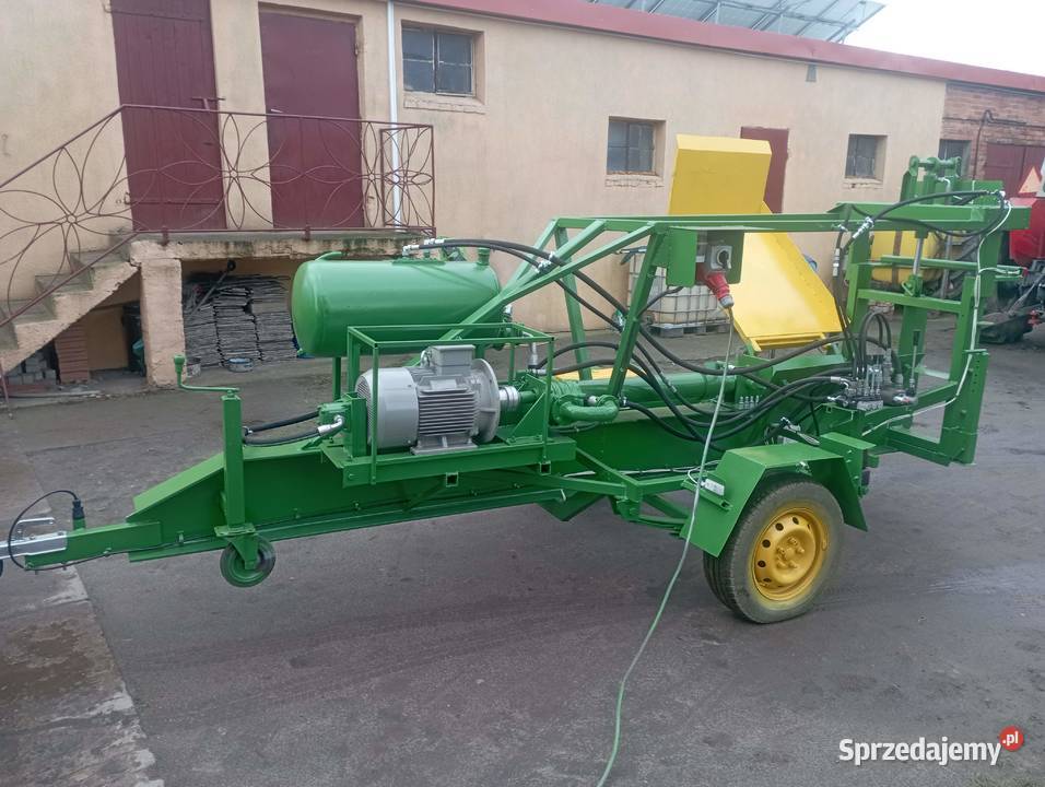 NOWA łuparka hydrauliczna 27 ton samozaładowcza Słuszków