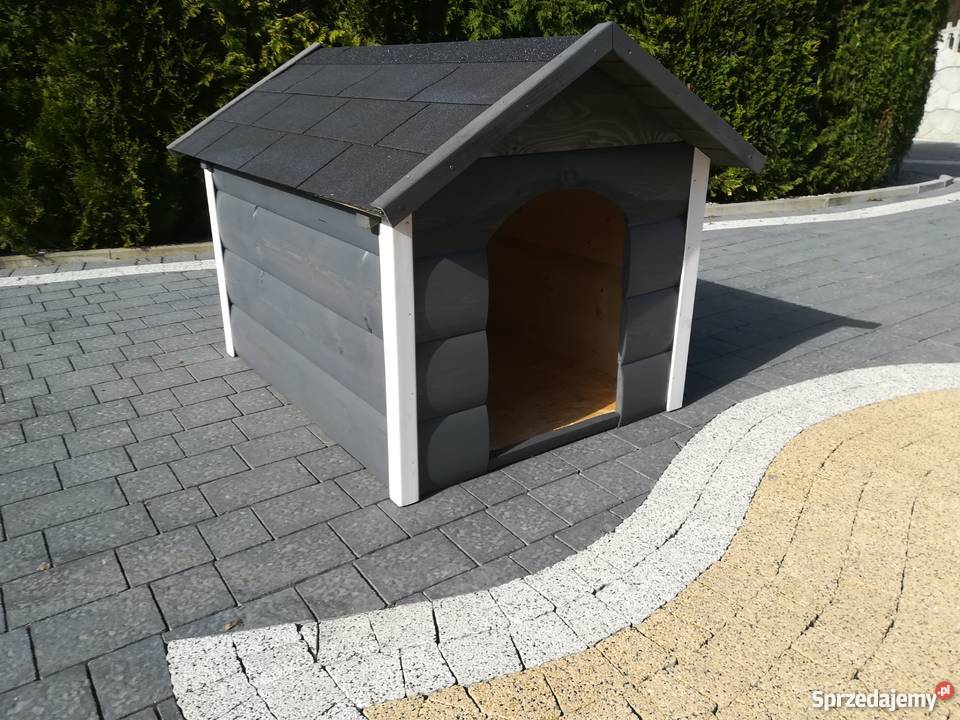 Duża buda psa z bala wym wew 100x75 Bielsko-Biała