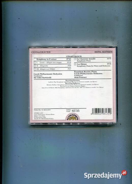 Franck Symphony Le Chasseur maudit Les Djinns Szczecin