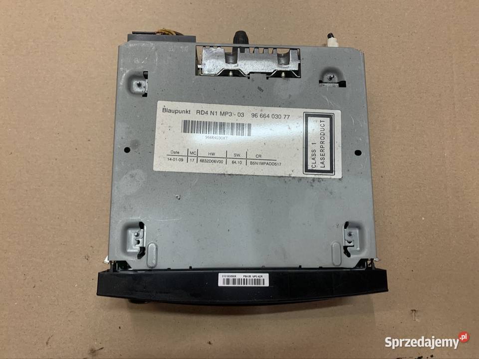 96664030XT Radio fabryczne Citroen c4 peugeot Rok produkcji 2009 Szczecin