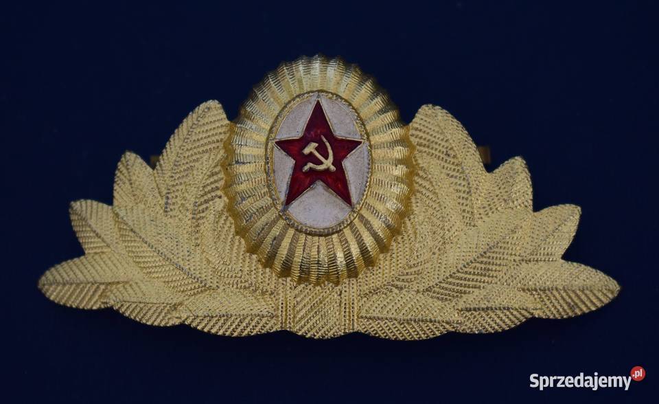 Godło ZSRR na czapkę wojskową oficerską Chełmno