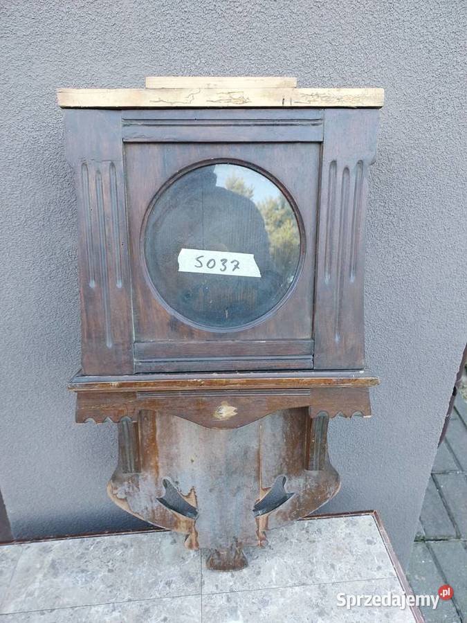 S037 Skrzynia obudowa starego zegara secesyjnego pomorskie Tczew sprzedam