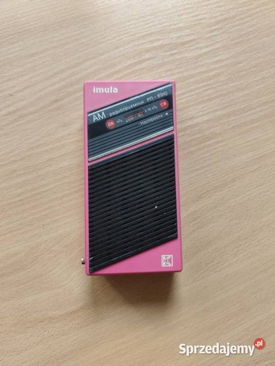 Zabytkowe radio przenośne Radiotechnika Imula Rzeszów