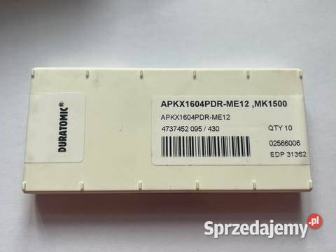 Płytki skrawające SECO APKX 1604PDRME12 MK1500 dolnośląskie Wrocław