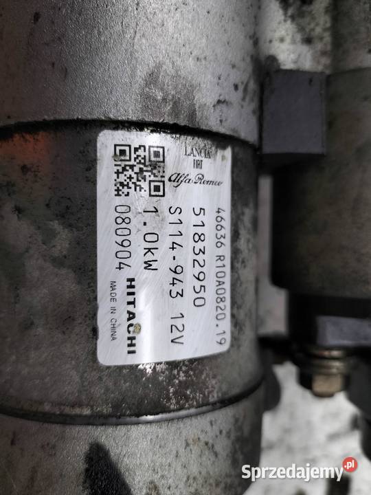 ROZRUSZNIK 51832950 14 Fiat Bravo II 20072014 Układ elektryczny silnika