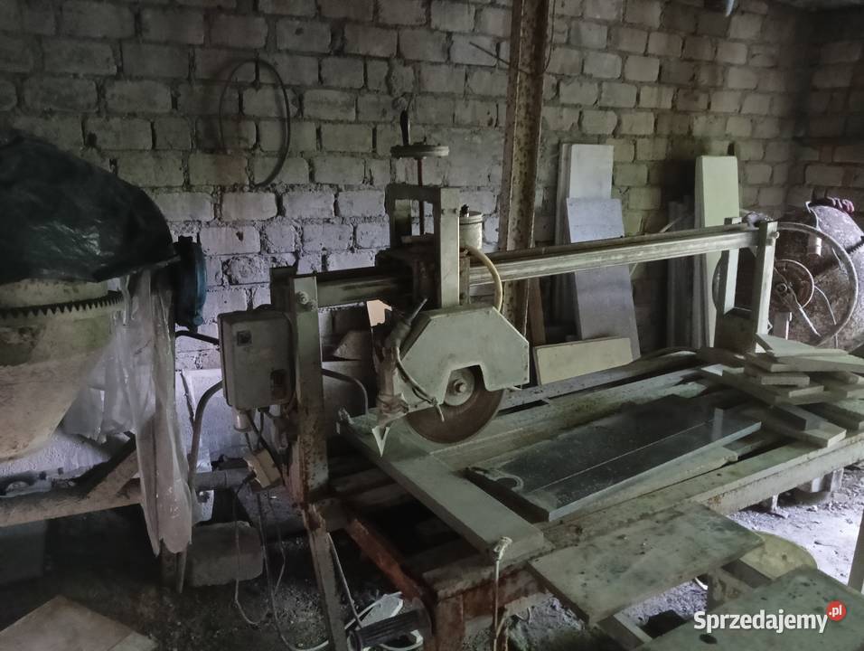 Wyposażenie warsztatu kamieniarskiegp sprzedam
