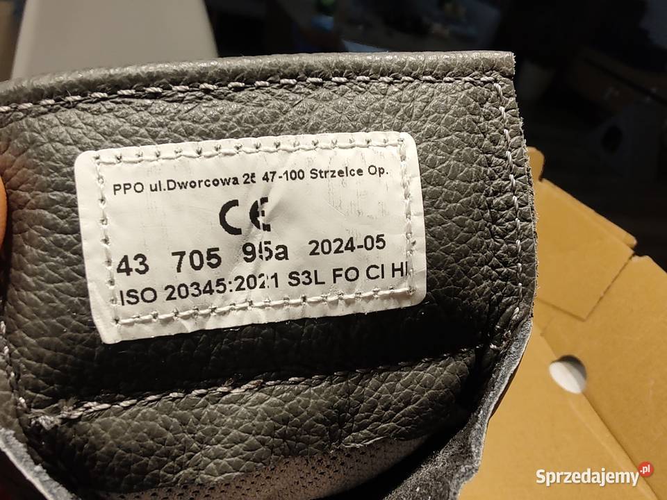 Buty robocze ochronne 43 Domasław