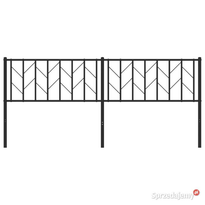 Metalowe wezgłowie czarne 193 WM374474