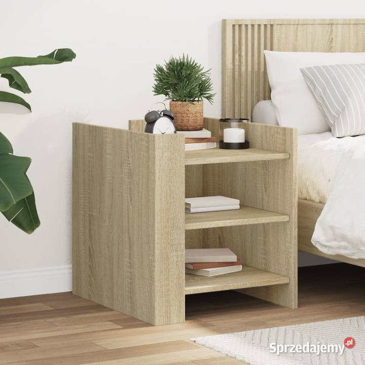 Szafka nocna dąb sonoma 45x50x50 materiał Nocne Warszawa