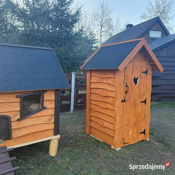 Domek Kurek kurnik WC toalet Dębica