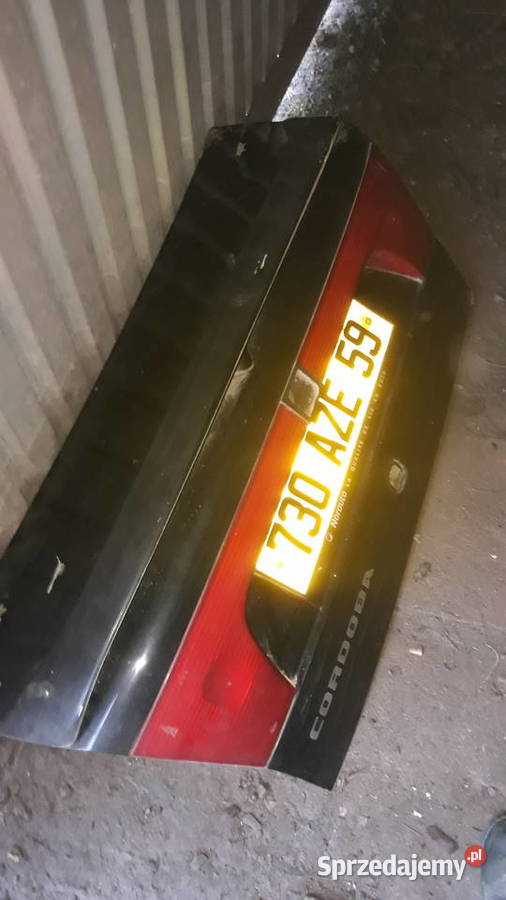 Seat cordoba I Tylna klapa Wierzbica