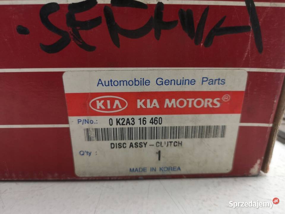 TARCZA SPRZĘGŁA KIA SHUMA 15 16V 19972001 ORI OE lubelskie