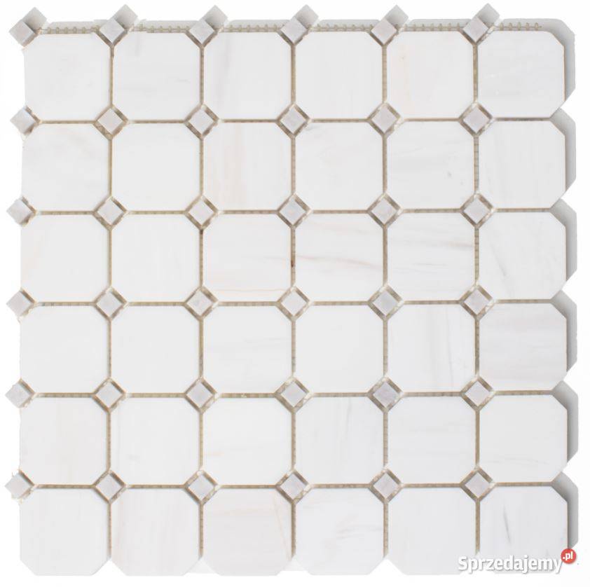 mozaika octagon GLACIER WHITE NORDIC GREY Dom i Ogród Warszawa