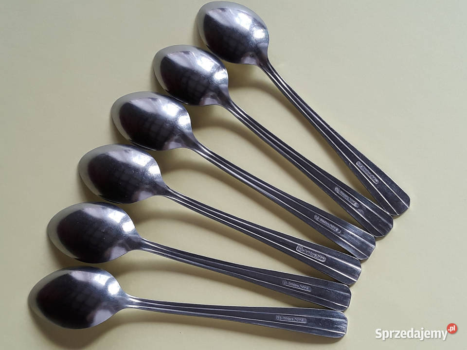 Łyżeczki do herbaty SATURN sztućce PRL Dąbrowa Górnicza