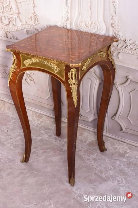 Drewniany Stolik Francuski Stół Biurowy Ogród małopolskie Kraków