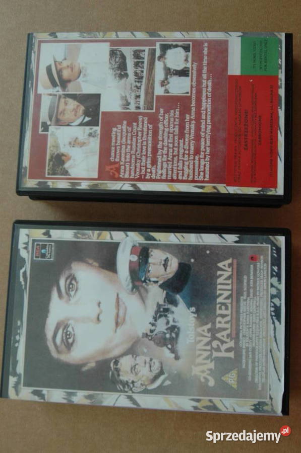 Oryginalny Film VHS Anna Karenina Filmy pomorskie Gdańsk