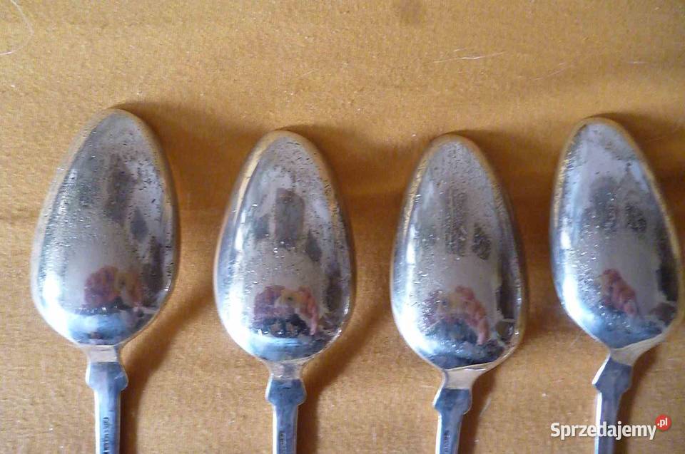 ZESTAW ŁYŻEK STARE SREBRO SUSSMANN Kraków sprzedam