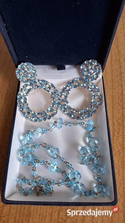 Sprzedam piękny zestaw naszyjnik i kolczyki Lublin