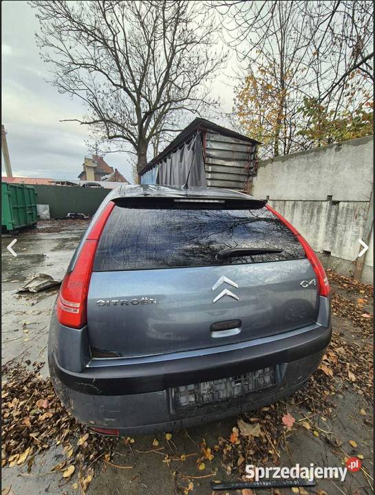 Citroen c4 2007 14B maska zderzak na częśc małopolskie Nowy Targ sprzedam