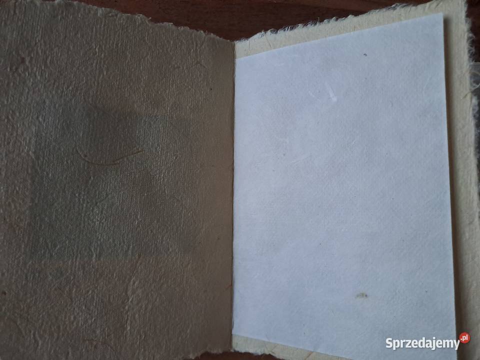 Walentynki Kartka z papieru czerpanego z kopertą mazowieckie sprzedam