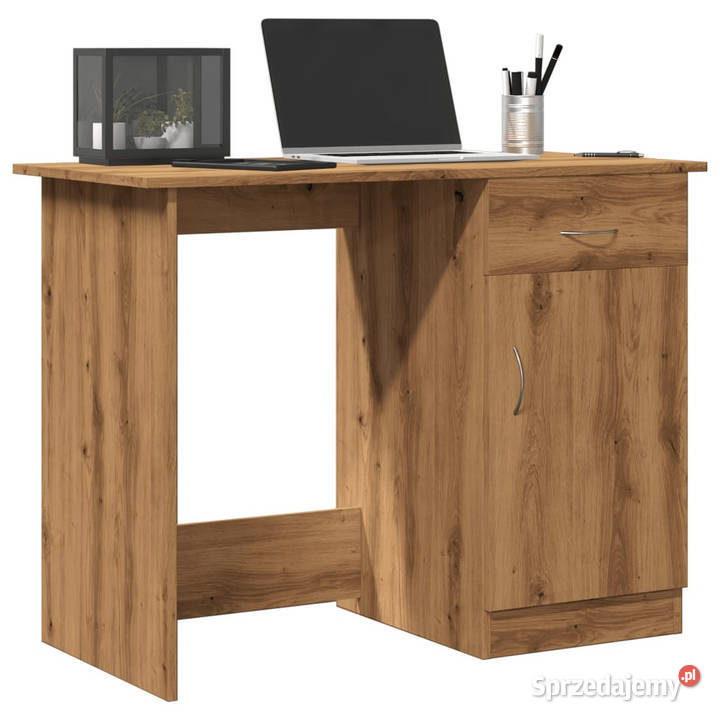 Biurko dąb artisan 100x50x76 materiał Warszawa