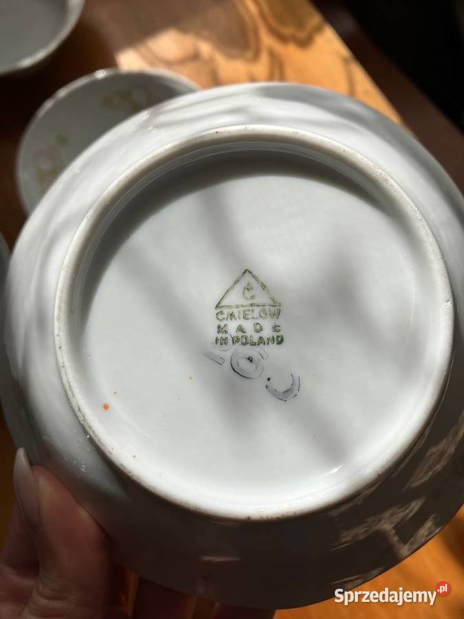 Zestaw półmiski salaterki miski porcelana podkarpackie Nisko