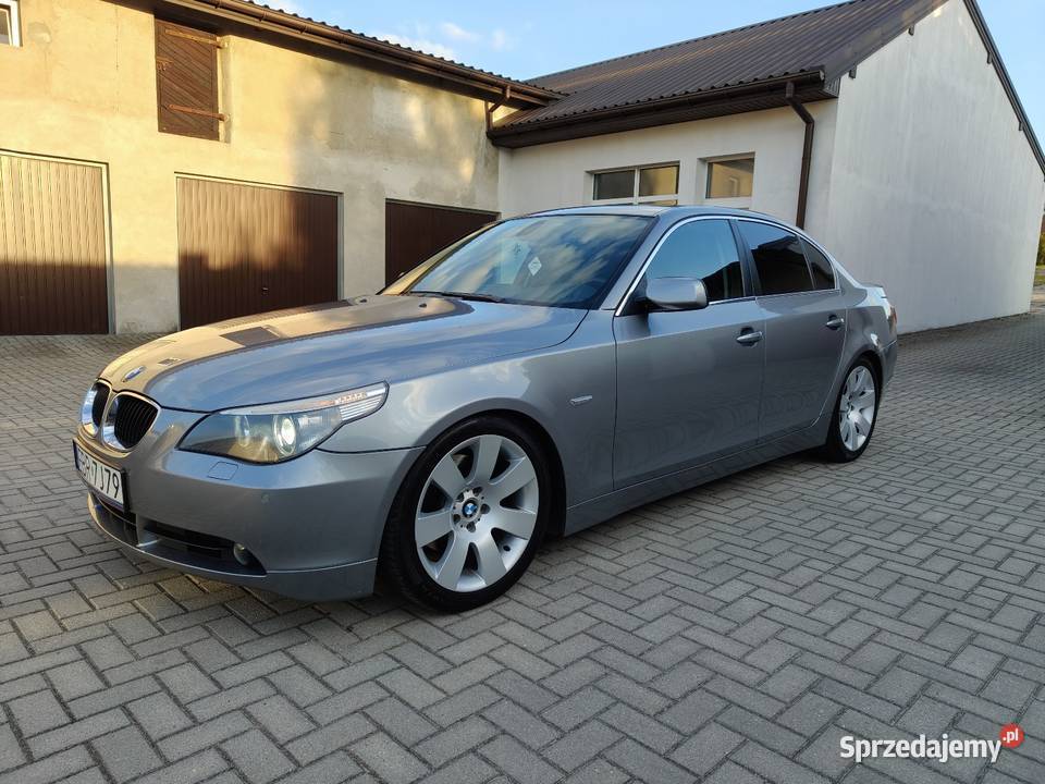 BMW E60 530D 218 Automat Komforty Bezwypadkowy łódzkie Brzeziny