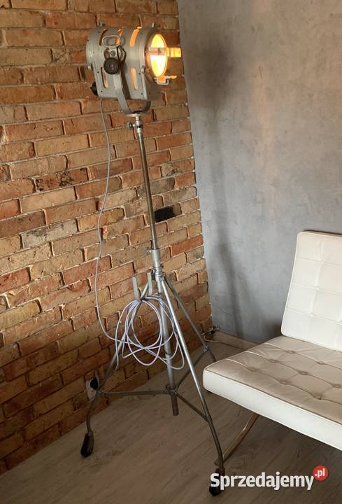 Lampa PRL teatralna Vintage loft sprzedam