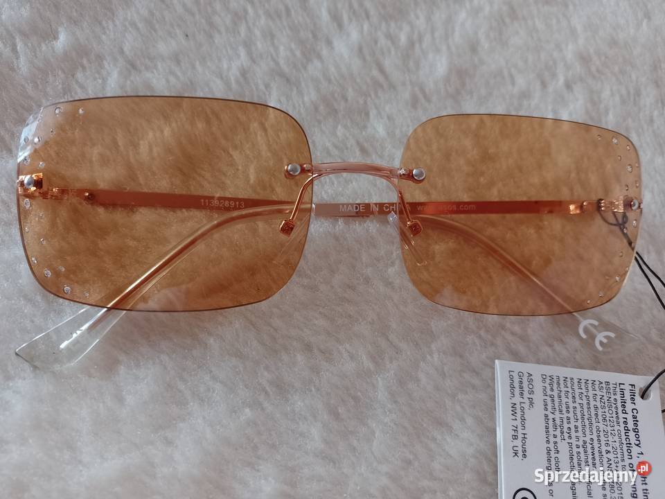 ASOS Bogato zdobione okulary przeciwsłoneczne Okulary