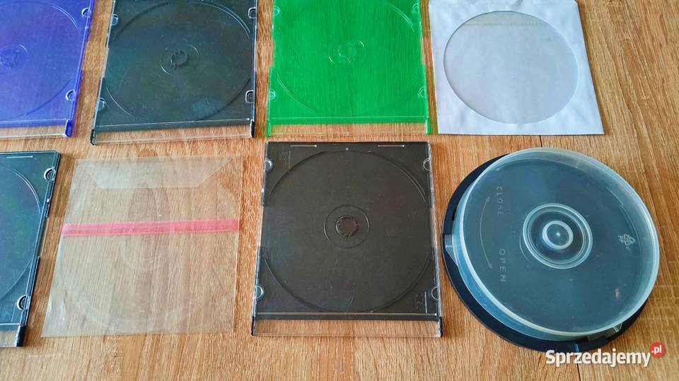 Opakowania do CD dvd Zawory