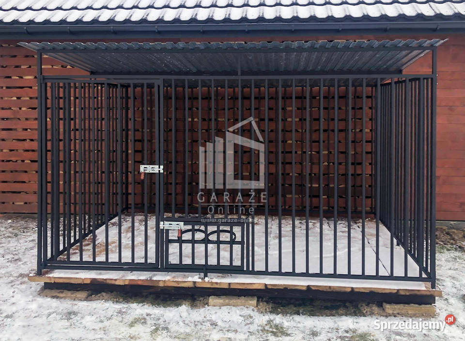 Kojec Psów 3x25m Drewniana podłoga Uchwyt na Dla psów Turek