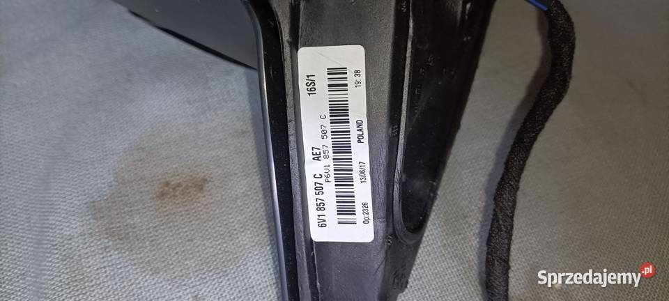 SKODA FABIA 1421 LUSTERKO LEWE ELEKTRY OGRZ Luzino sprzedam