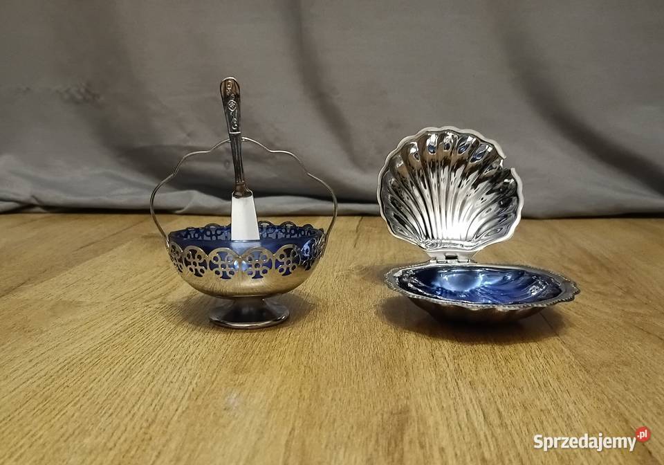 Vintage maselniczki i cukiernica