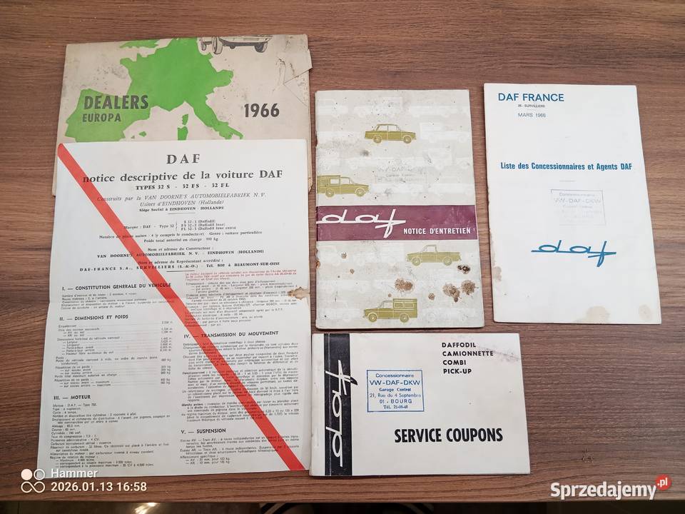 DAF 32 33 66 50000km Warszawa