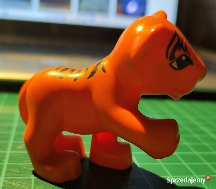 Lego Duplo figurka Tygrysek Tygrys z podniesioną Klocki Warszawa sprzedam