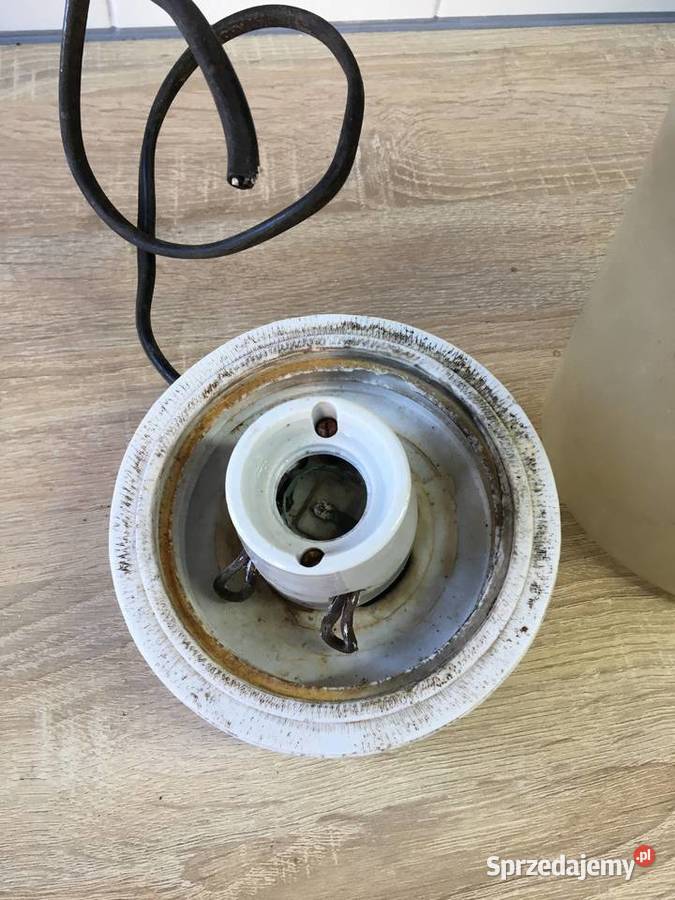 Stara lampa wicząca żarówka E27 Sępólno Krajeńskie sprzedam
