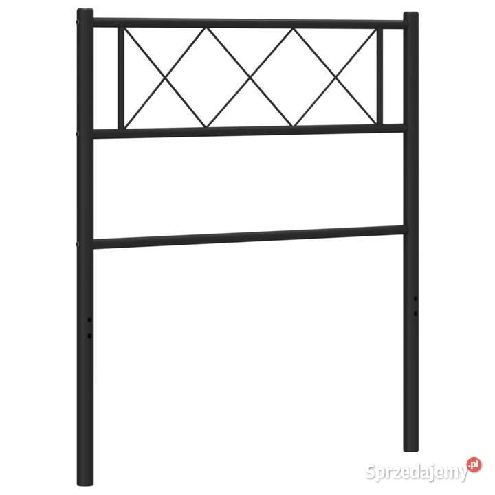 Metalowe wezgłowie czarne 75 WM372303