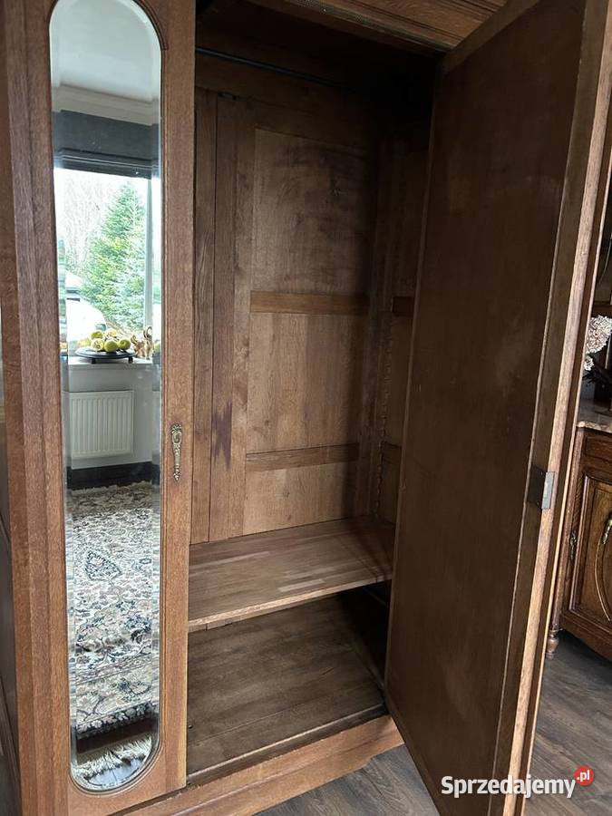 Stara francuska szafa lustra kryształowe sprzedam