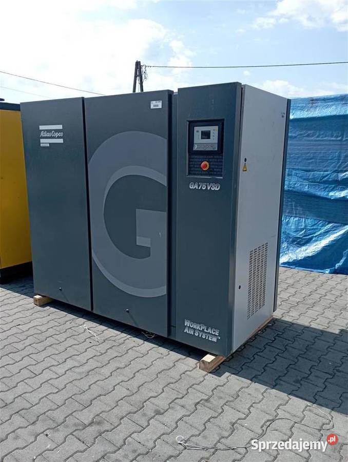 Sprężarka śrubowa ATLAS COPCO GA75VSD 75kW