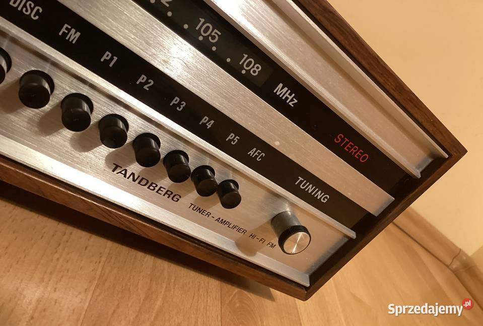 Amplituner Wzmacniacz TANDBERG HiFi FM SPRAWNY Gdynia sprzedam