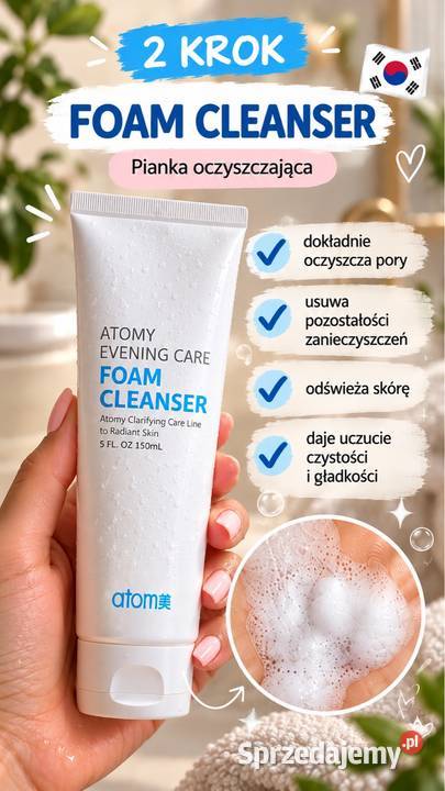 Atomy Evening Care Foam Cleanser 150 ml pianka Dla kobiet sprzedam