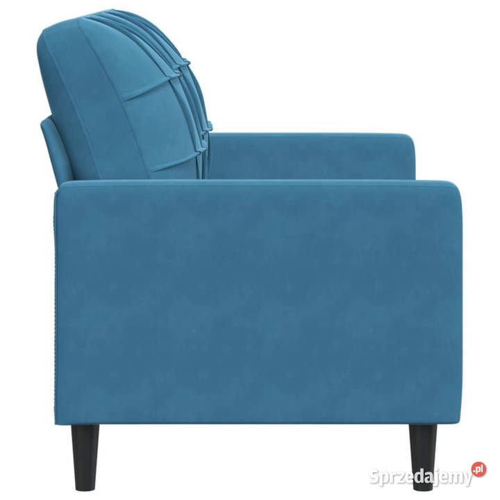 Sofa 2osobowa niebieski 120 tapicerowana Warszawa