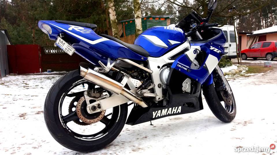 Piękna Yamaha R6 2001 rok w oryginale prywatny wł. Jędrzejów ...