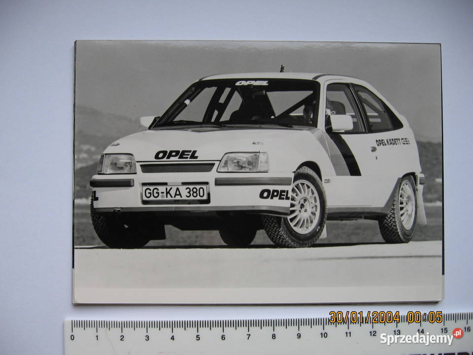 OPEL Kadett GSI GT sport stara fotografia GM PRL sprzedam